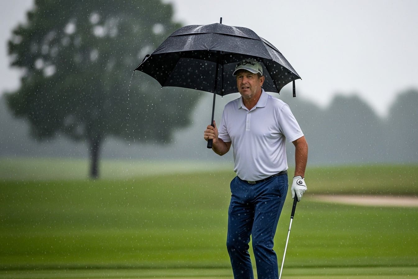 8 smart reflexes to take in the rain to save your golf score – Golf & fairway